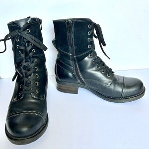 Taos Crave Combat Lace Up Boots